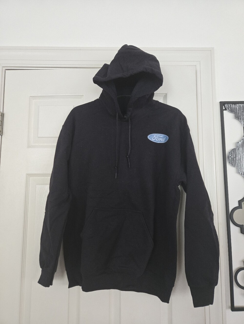 Ford Men's Black Pullover Hoodie Sweatshirt